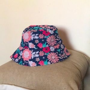 Flower themed bucket hat
